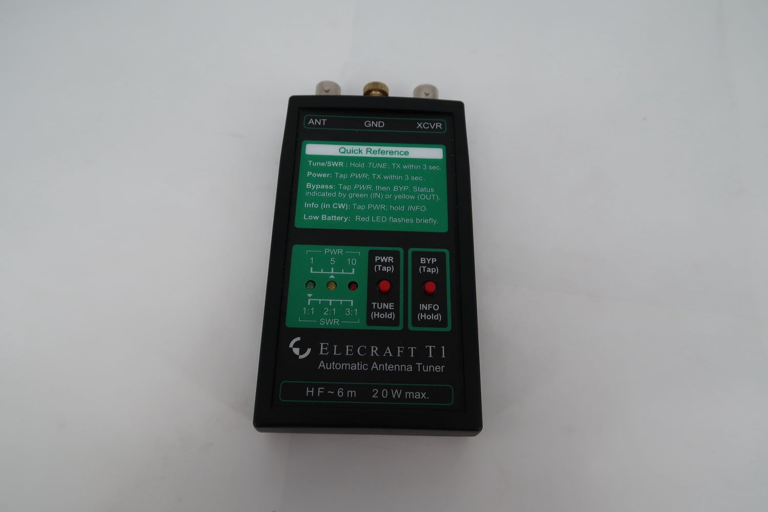 U18475 Used Elecraft T1-A Automatic Antenna Tuner w/ X-Tenna Adapter for IC-705