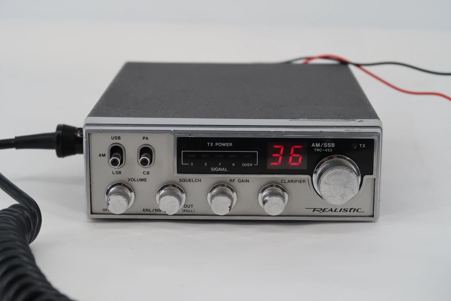 U18483 AS IS Untested Realistic TRC-453 CB Base Transceiver, 40 Channels