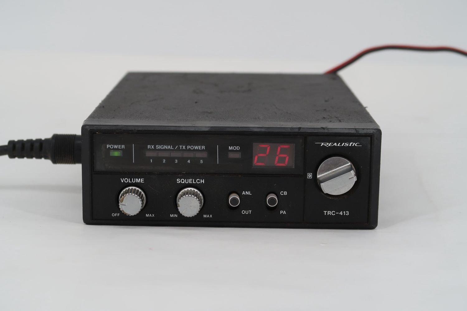 U18491 AS IS Realistic TRC-413 CB Base Transceiver, 40 Channels