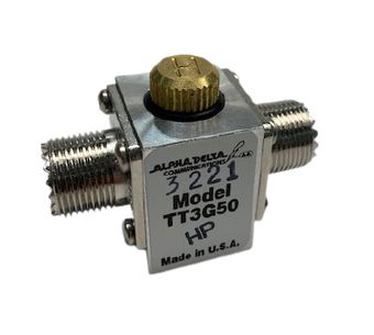 ALPHA-DELTA ATT3G50U Surge Protector 200 Watts to 500 MHz UHF Female SO239