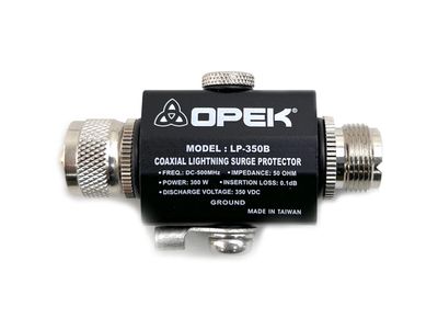 OPEK LP-350B Coaxial Lightning Surge Protector PL-259 to SO-239 300 watt