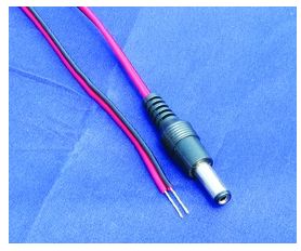 MFJ-5513, ACC POWER CABLE, 2.1MM-OPEN END, 3 FT