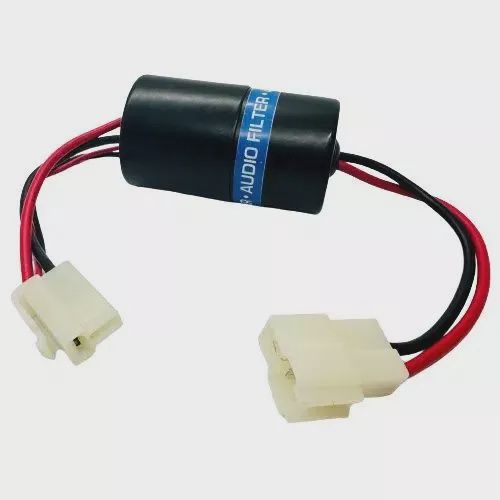 12 Volt Power TVP-LNF-OEM DC Inline Alternator Noise Filter with T-Type Connectors for VHF/UHF Mobile Radios