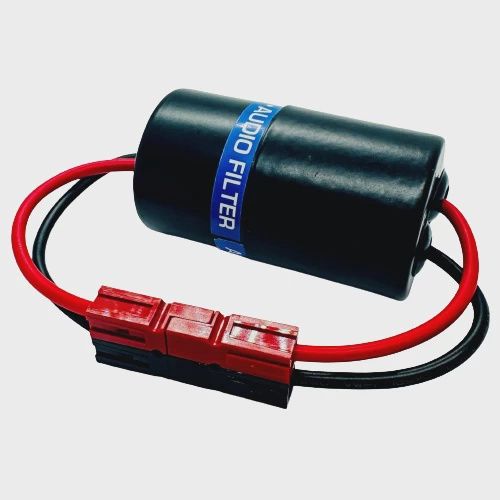 12 Volt Power TVP-LNF-PP DC Inline Alternator Noise Filter with Powerpole® Connectors for VHF/UHF Mobile Radios