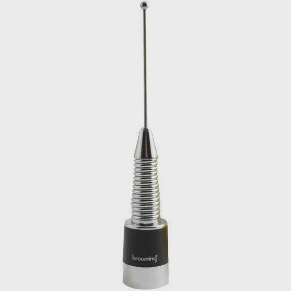 Browning BR-178-S 380MHz-520MHz Pretuned 2.4dBd Gain Land Mobile GMRS NMO Antenna