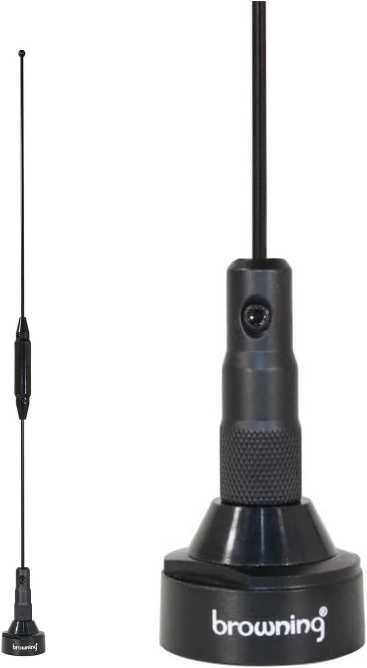 Browning BR-179 140 to 170 MHz VHF 430 to 470 MHz UHF Pre Tuned NMO Ham GMRS LM