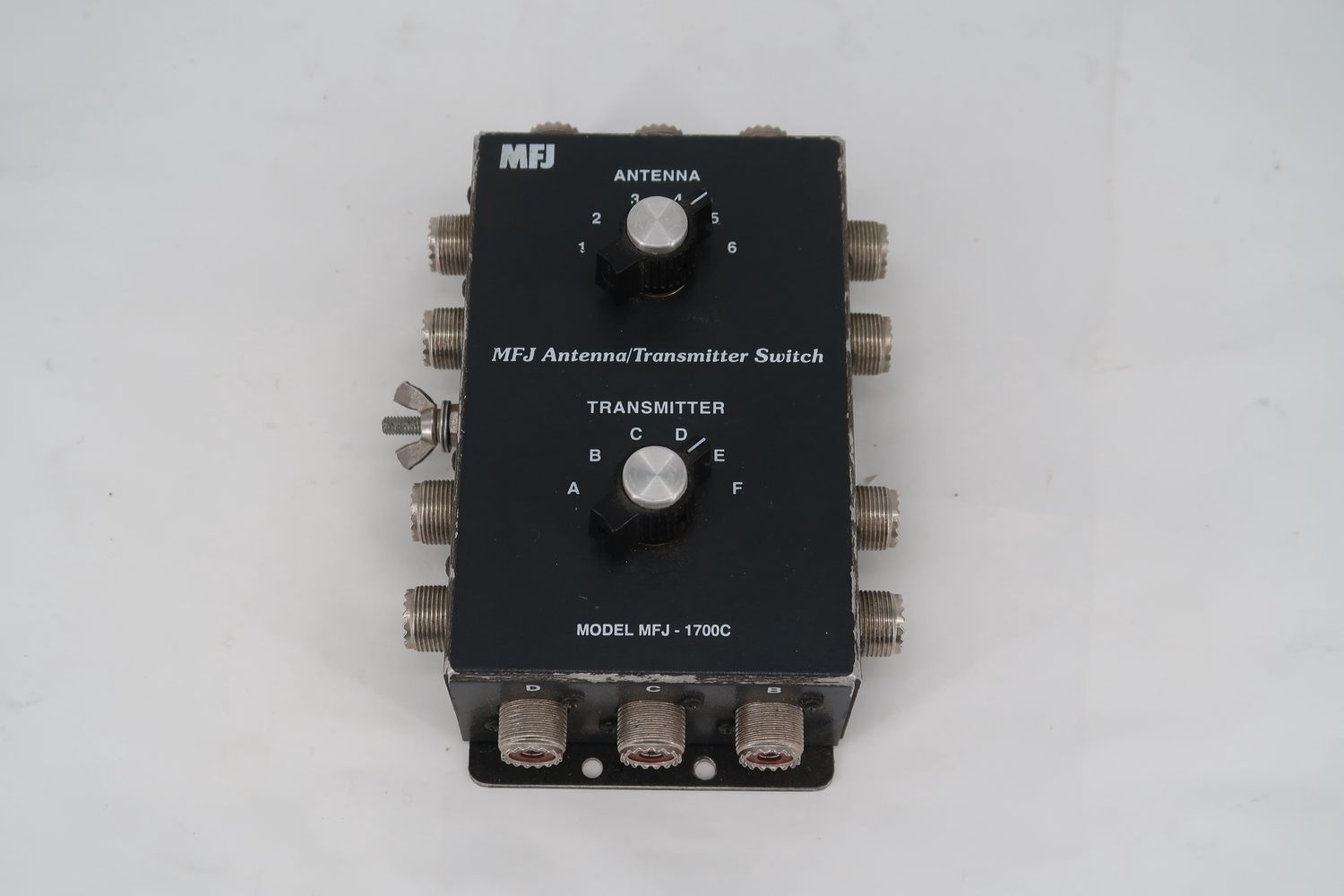 U18607 Used MFJ-1700C 6 Position Antenna/Transmitter Switch