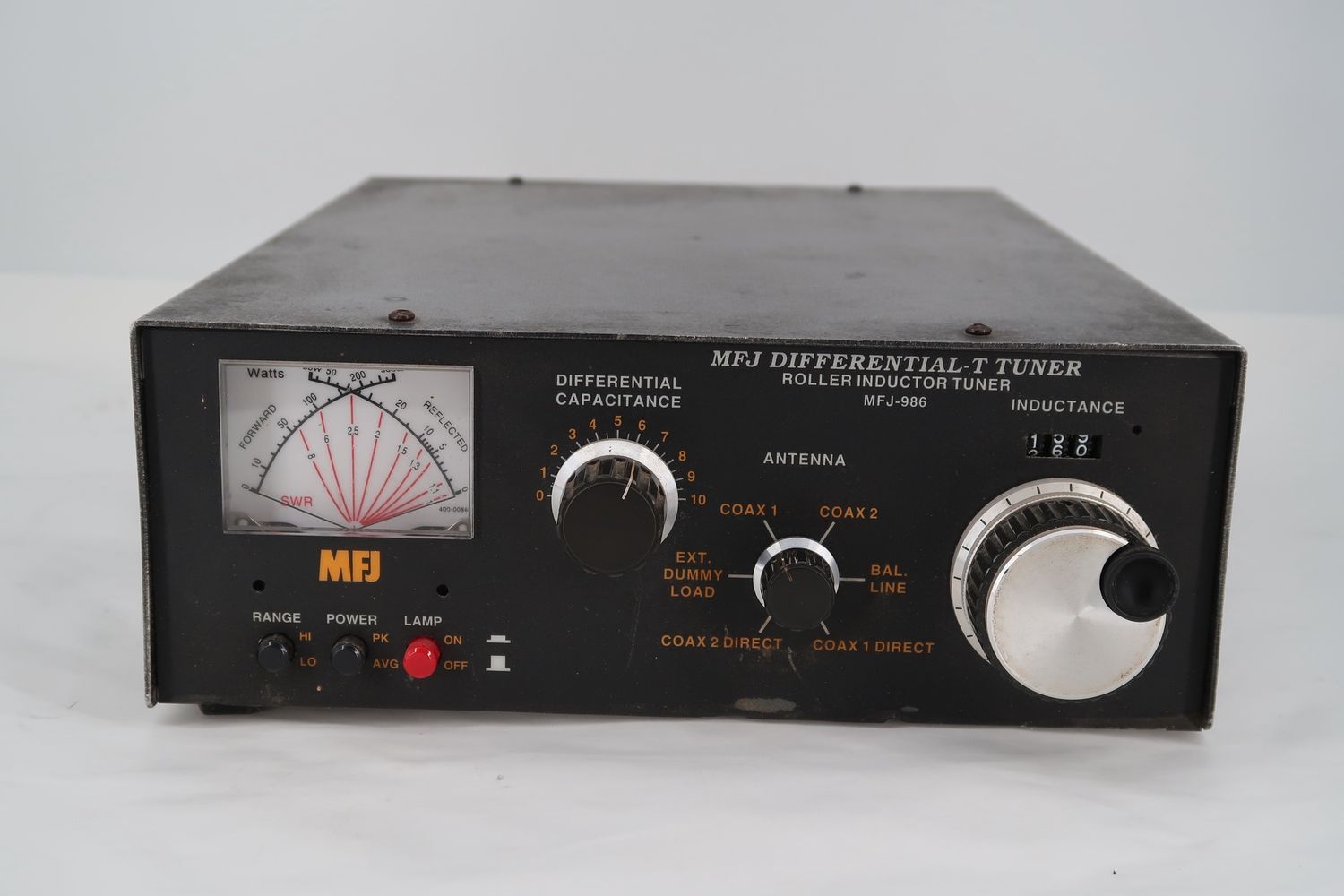 U18631 AS IS MFJ-986 Roller Inductor Tuner