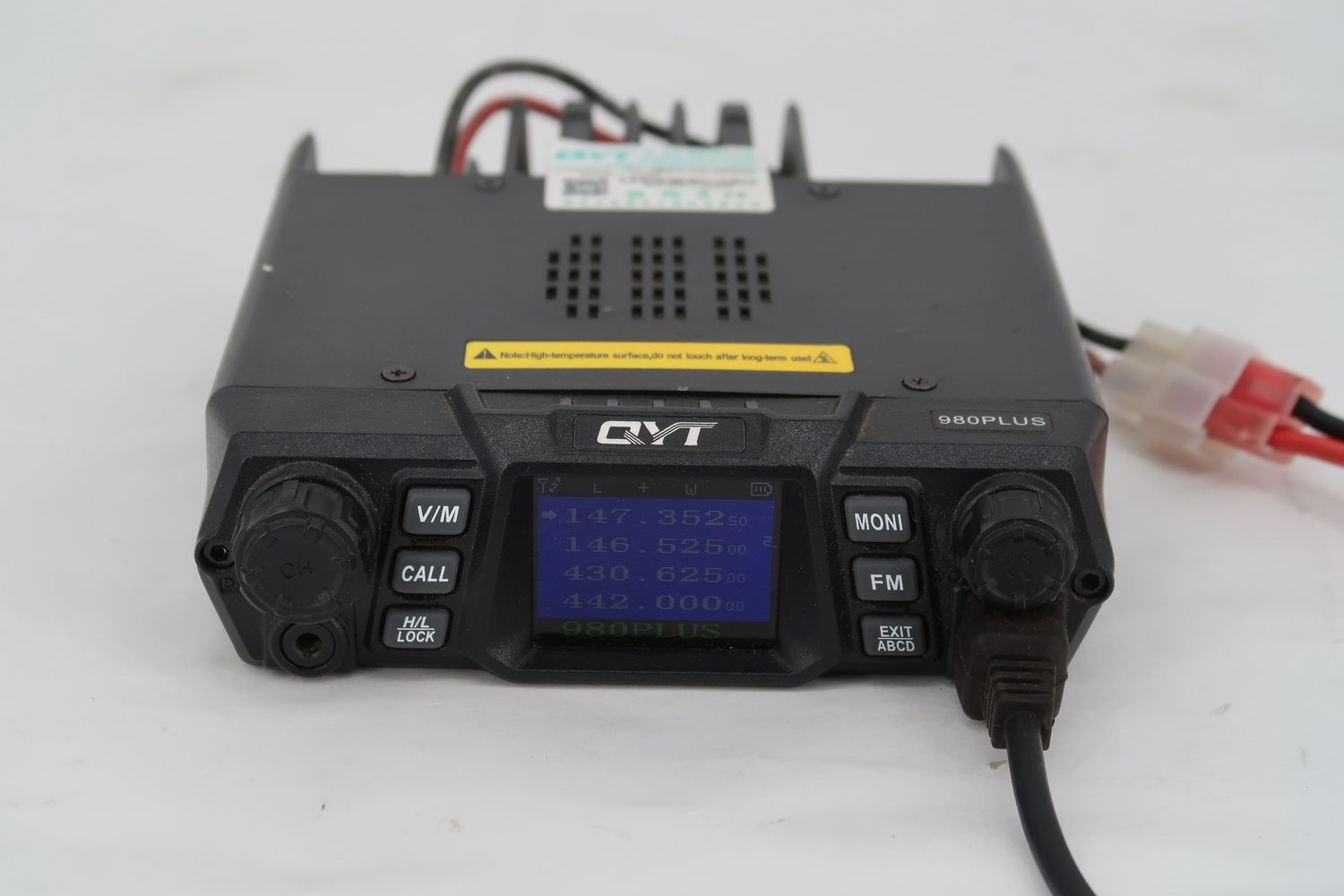 U18635 Used QYT KT-980 Plus Mobile Dual Band Transceiver
