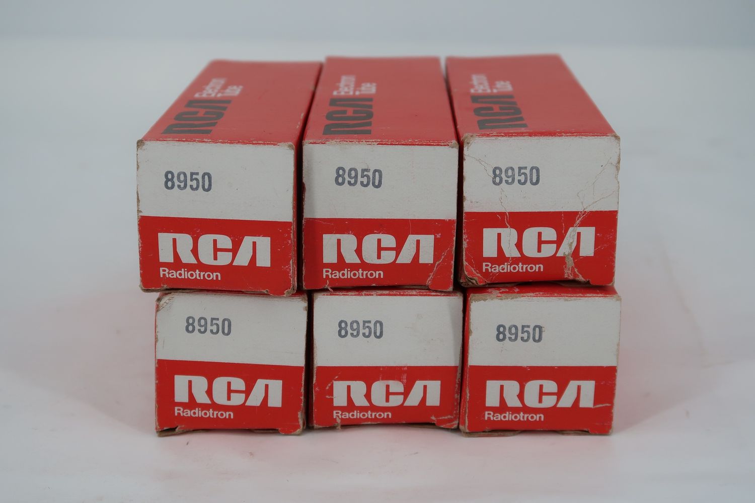 U18659 Never Used New Old Stock RCA 8950 Electron Tubes (x6)