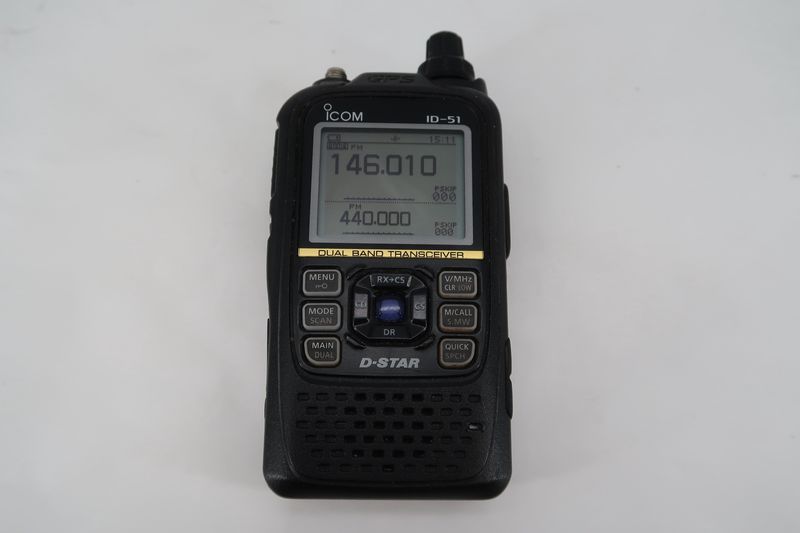 U18662 Used Icom ID-51A Plus2 UHF/VHF Dual BandTransceiver w Extras