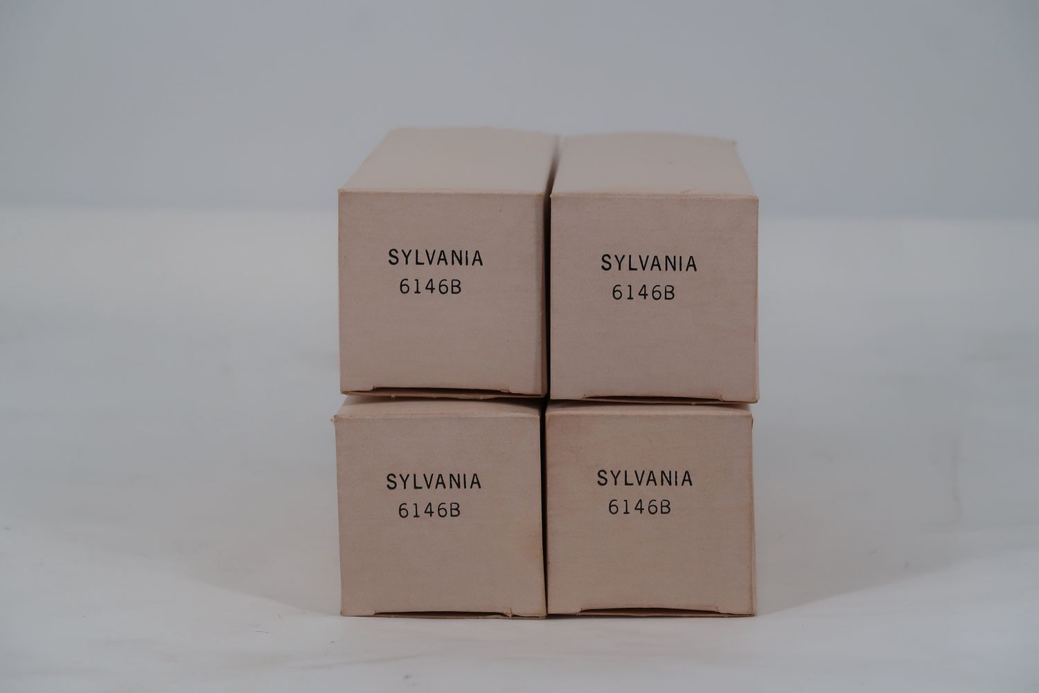 U18681 Used Sylvania 6146B Electron Tubes (x4)