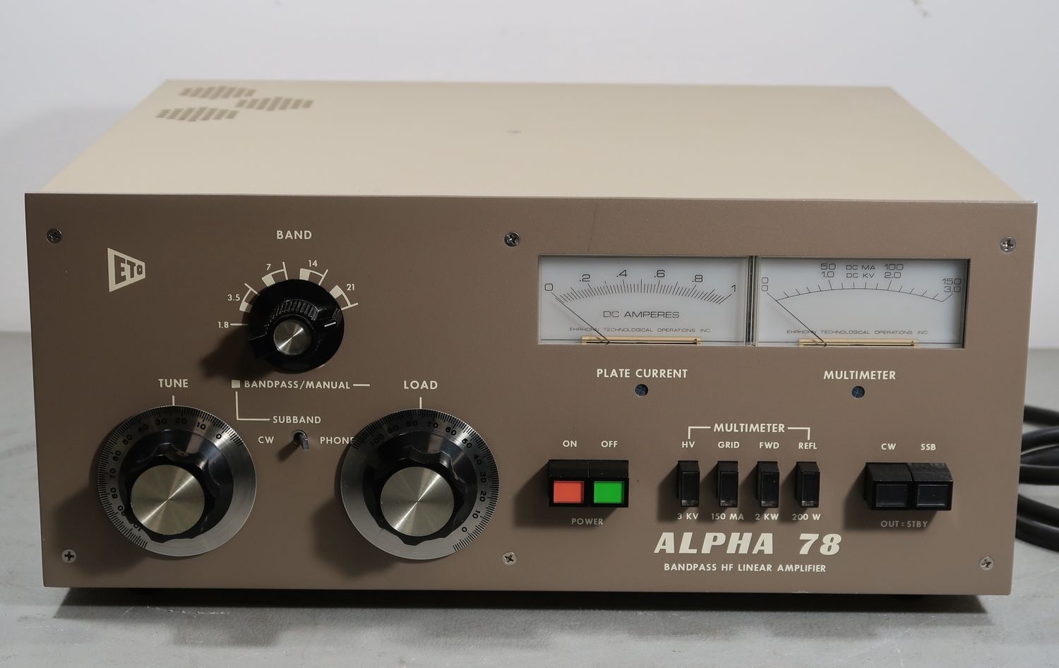 U18682 ETO Alpha 78 HF Linear Amplifier