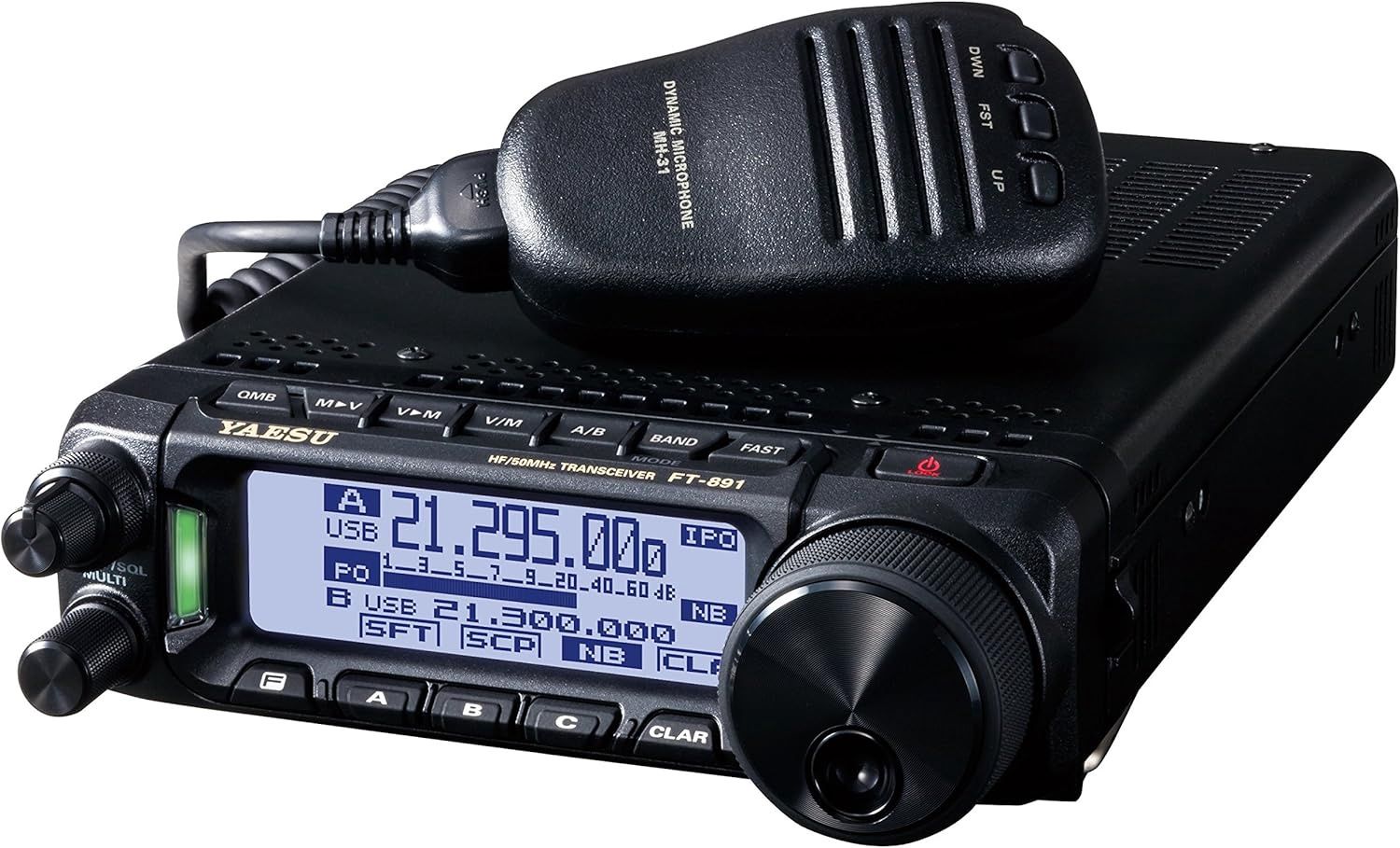 Certified Yaesu B-Stock FT-891 HF + 50 MHz All Mode Mobile Transceiver