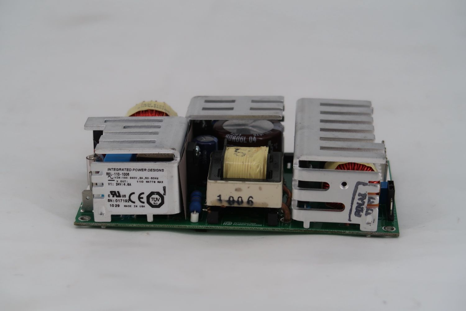 U18742 Used Integrated Power Designs REL-110-1008 Compact AC-DC Power Supply