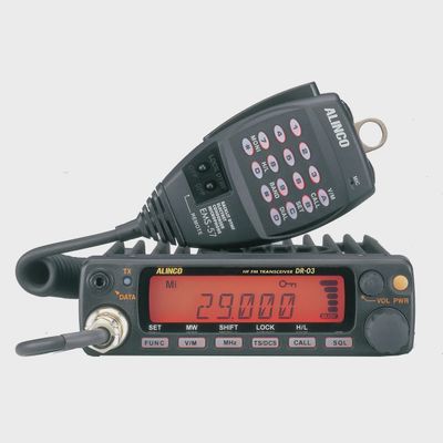 ALINCO DR-03T Compact 10 Meter 10 Watt FM Transceiver 100 Memories