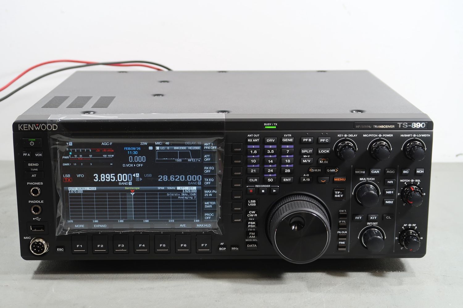 U18765 Used Kenwood TS-890S HF/50 MHz Transceiver