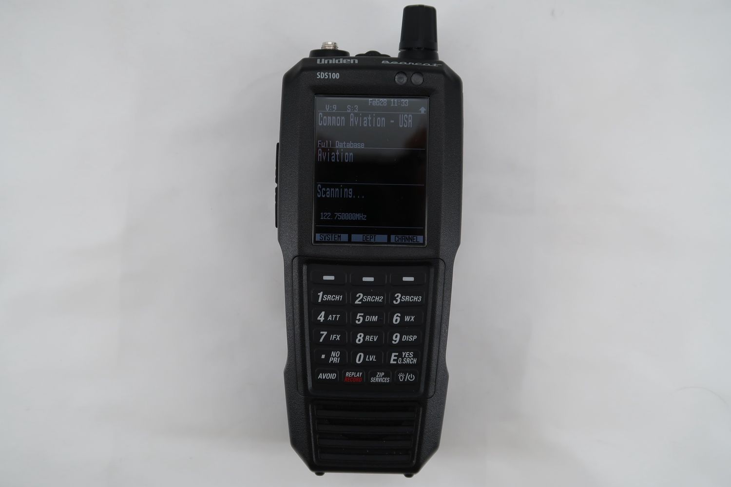U18771 Used Uniden SDS100 Handheld Scanner w/ DMR Upgrade