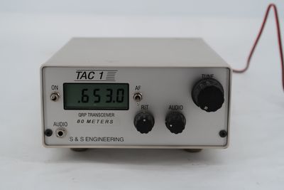 U18837 Used S&amp;S Engineering TAC-1 QRP Transceiver 80M Model