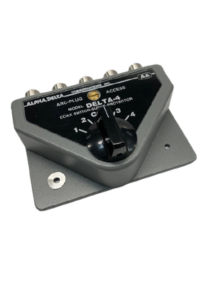 ALPHA-DELTA DELTA-4B Coaxial Switch 4 Position 500 MHz UHF Female SO239 Connectors New Style