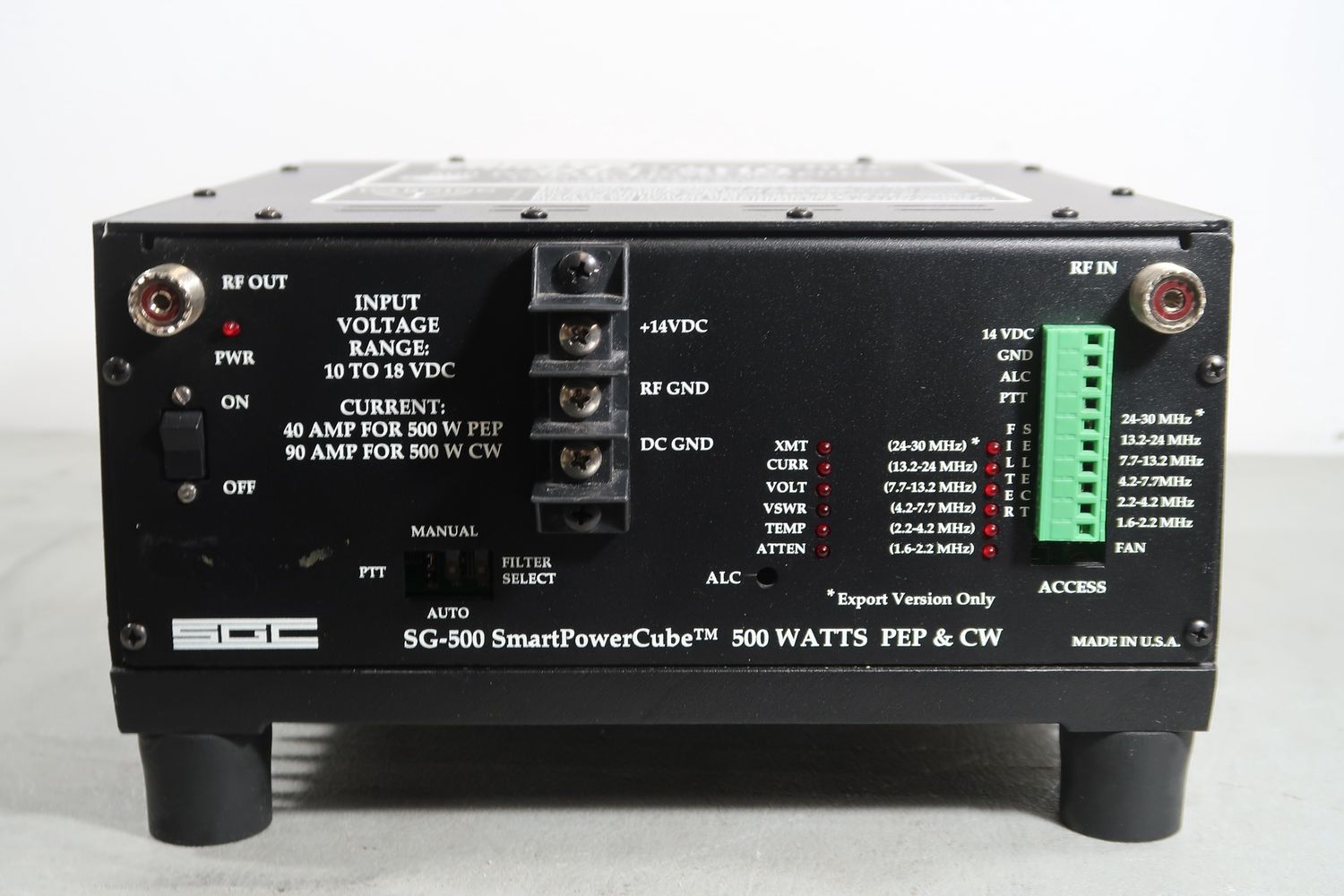 U18846 Used SGC SmartPowerCube SG-500 500W HF Linear Amplifier