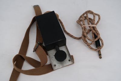 U18857 Used US Military J.H. Bunnell Key &amp; Plug Assembly No. 9 Antique Tank Driver Straight Key