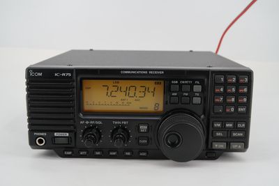 U18865 Used Icom IC-R75 All-Mode Communications Receiver w/ CW Filter &amp; DSP