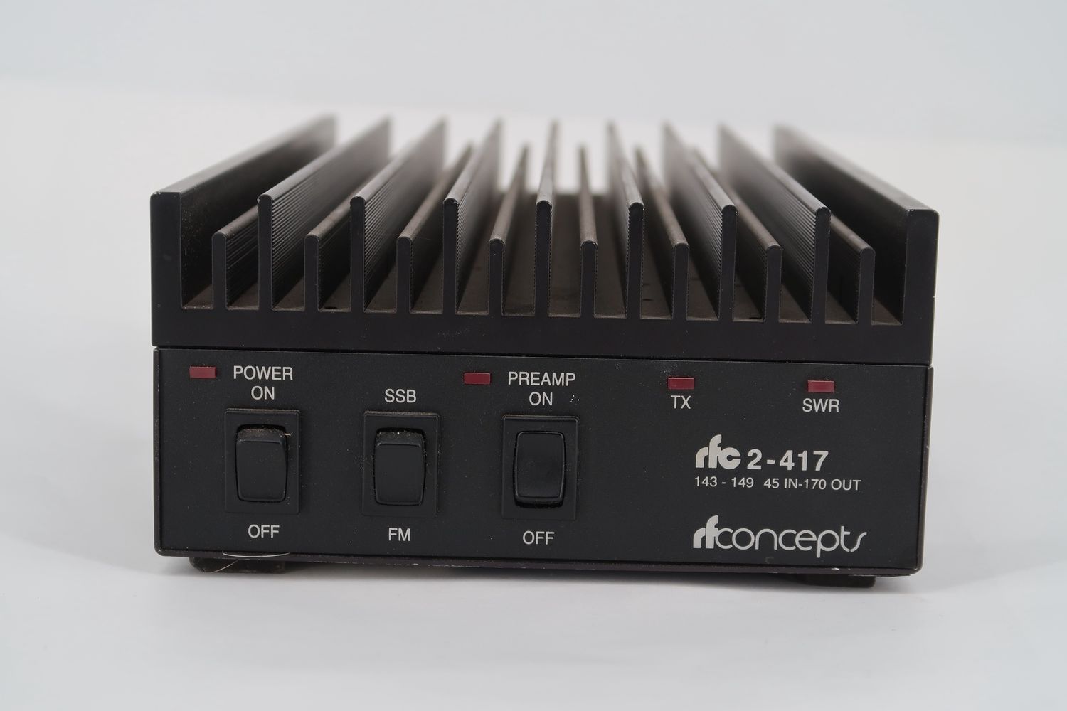 U18888 Used RF Concepts Model 2-417 143-149MHz Compact Amplifier 45 in 170 Out