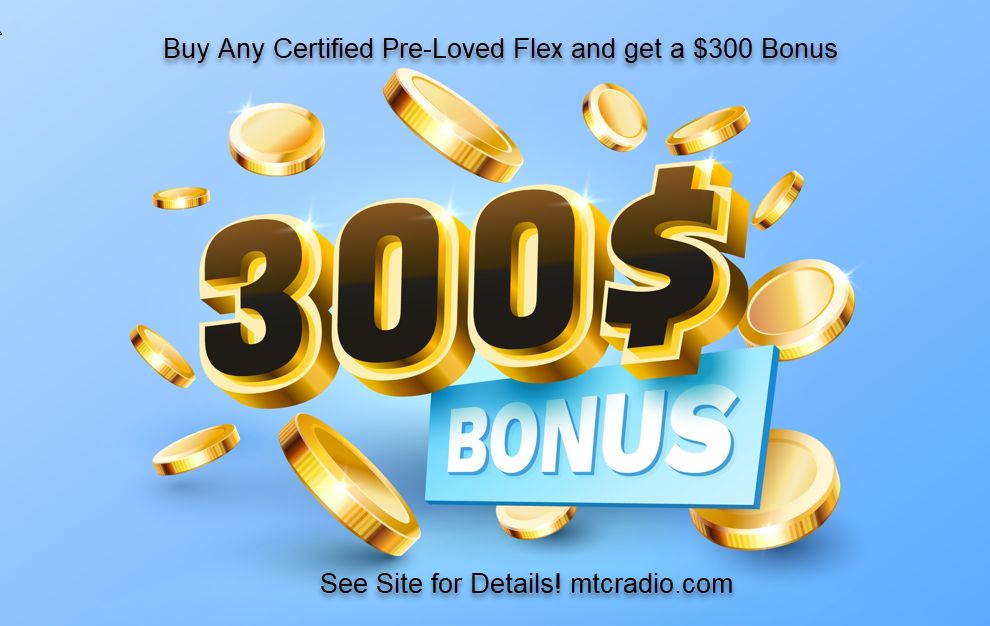 $300 Gift Certificate with any Certified Pre-Loved Flex