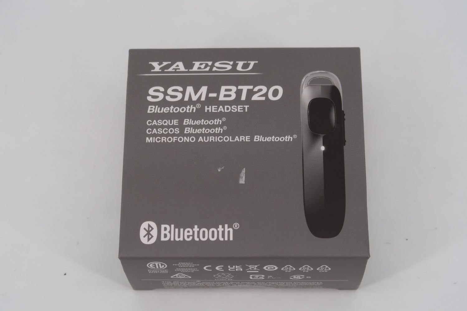U18962 Never Used Yaesu  Standard Horizon SSM-BT20 Bluetooth Headset