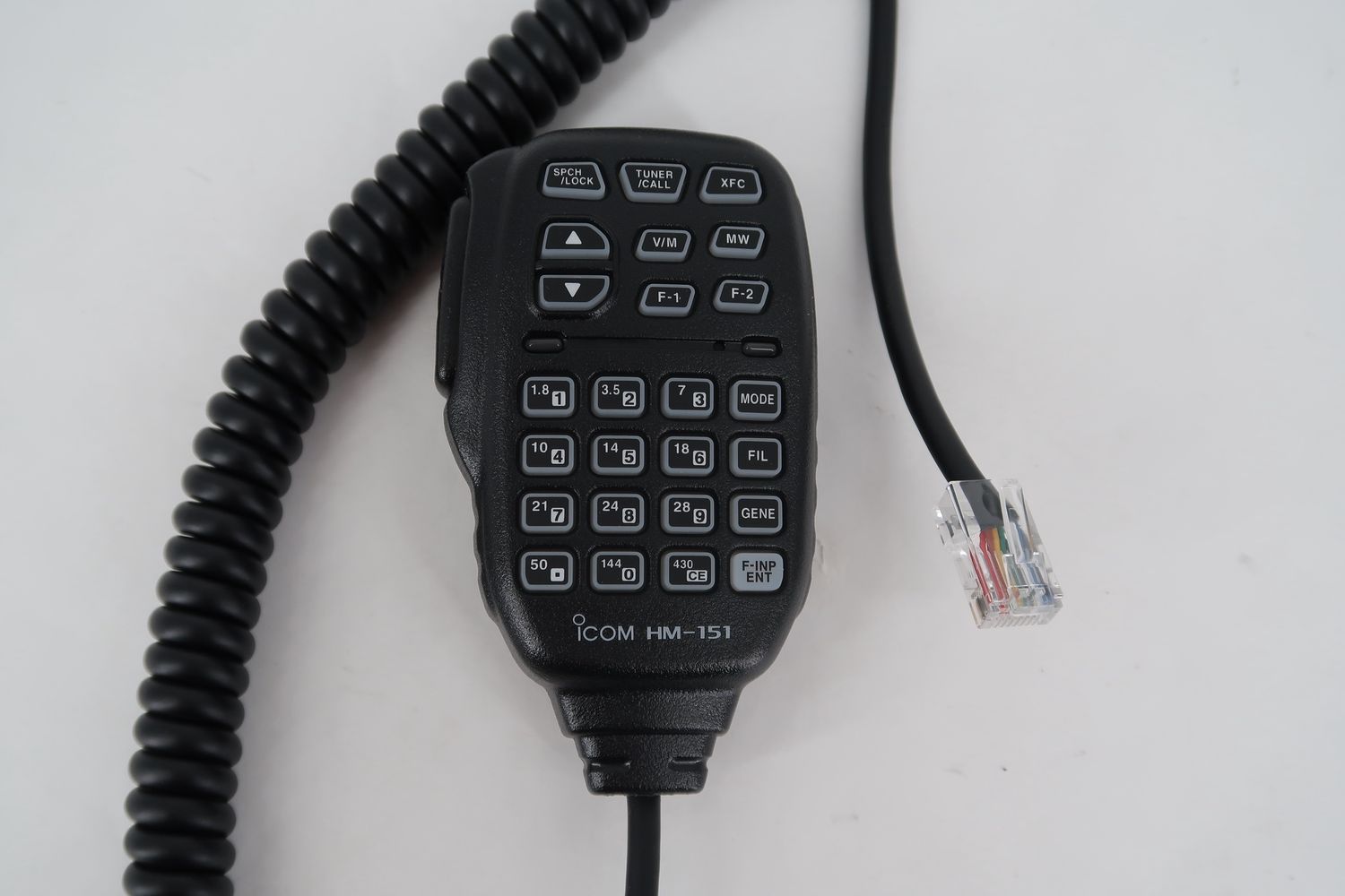 U18965 Used Icom HM-151 Remote Control Microphone