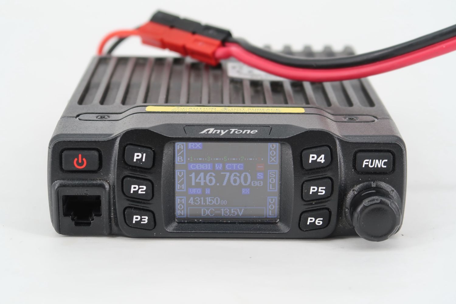 U19004 Used Anytone AT-778UV 25W Compact Mobile Dual-Band Radio