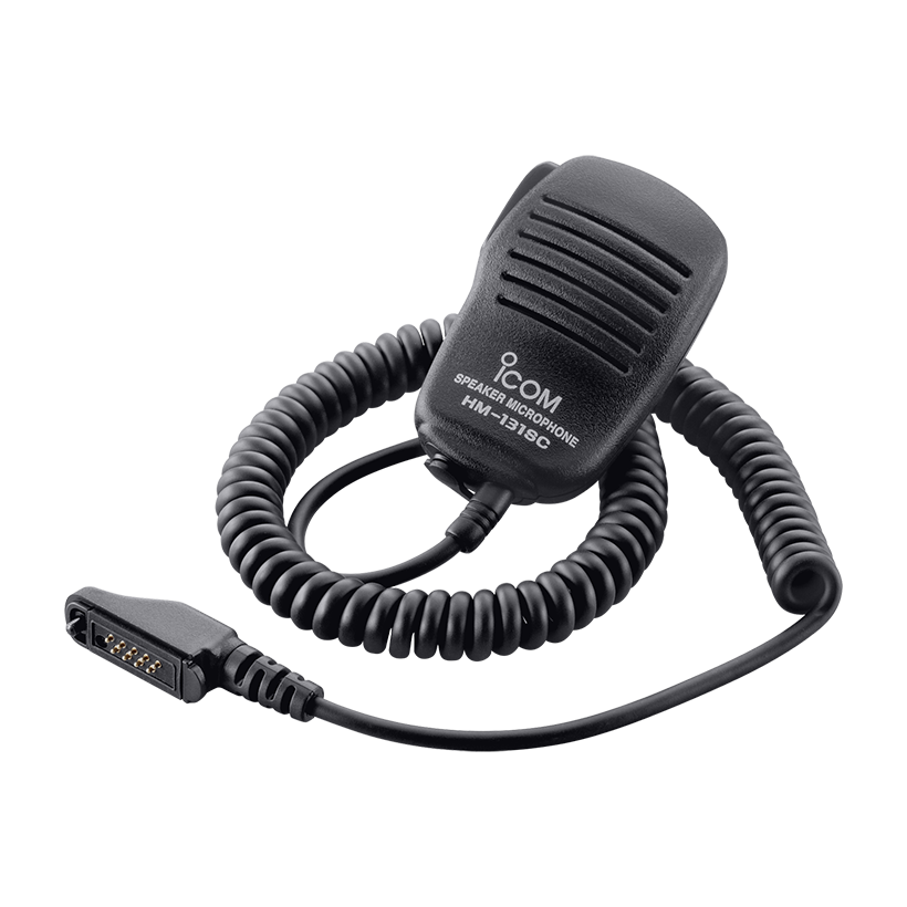 IO-93  Icom Overstock HM-131SC Speaker Mic w/ Jack Straight Multi Pin Connector