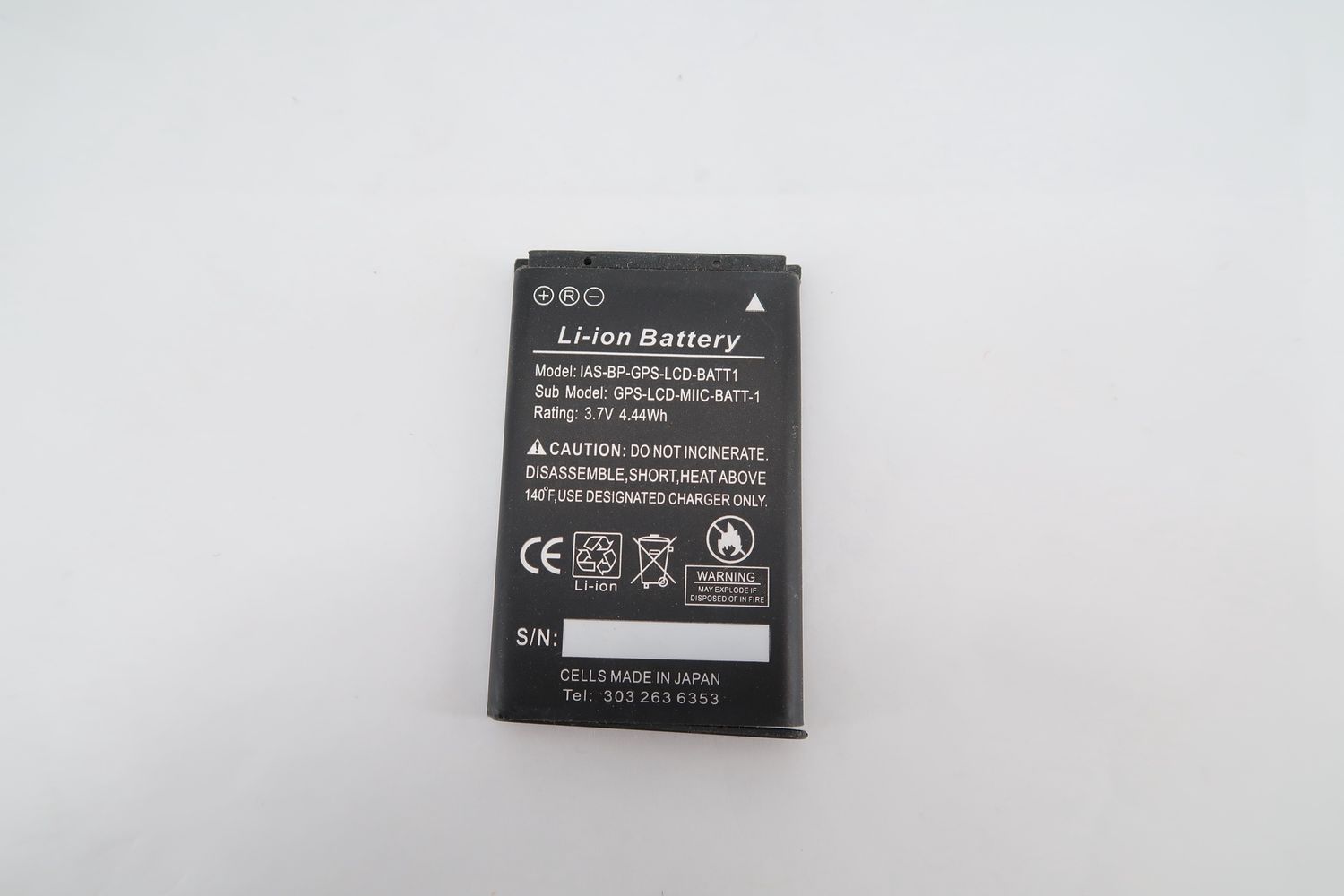 IO-98 Icom Overstock Red Hawk IAS BP-RHBATT1 3.8V 1200mAh Battery for GPS Mic