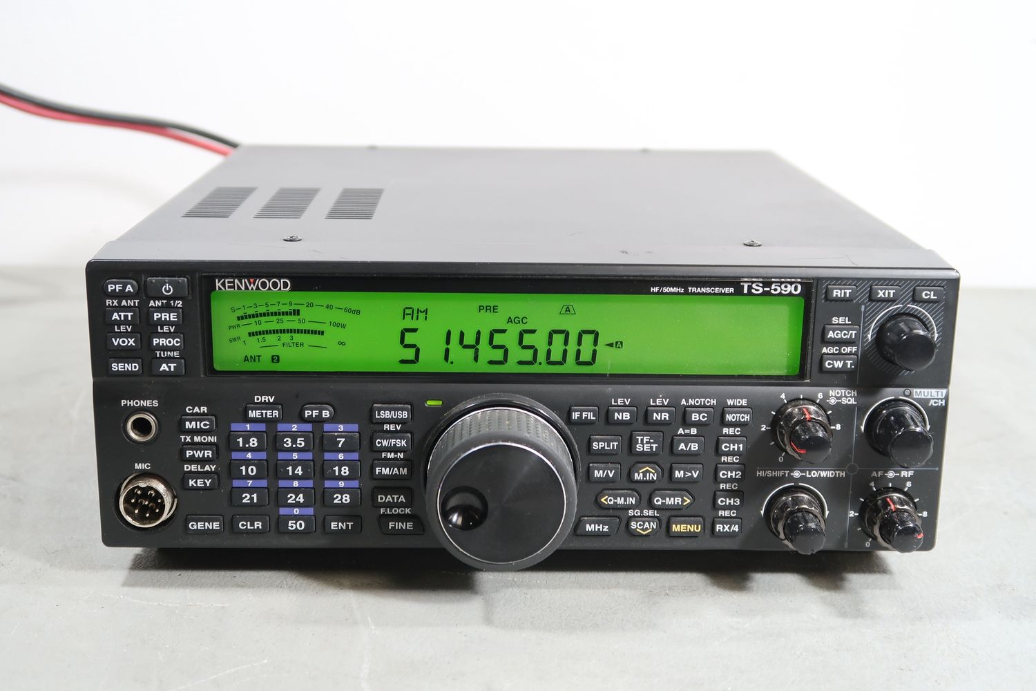 U19034 Used Kenwood TS-590SG HF/50 MHz Transceiver w/ TCXO