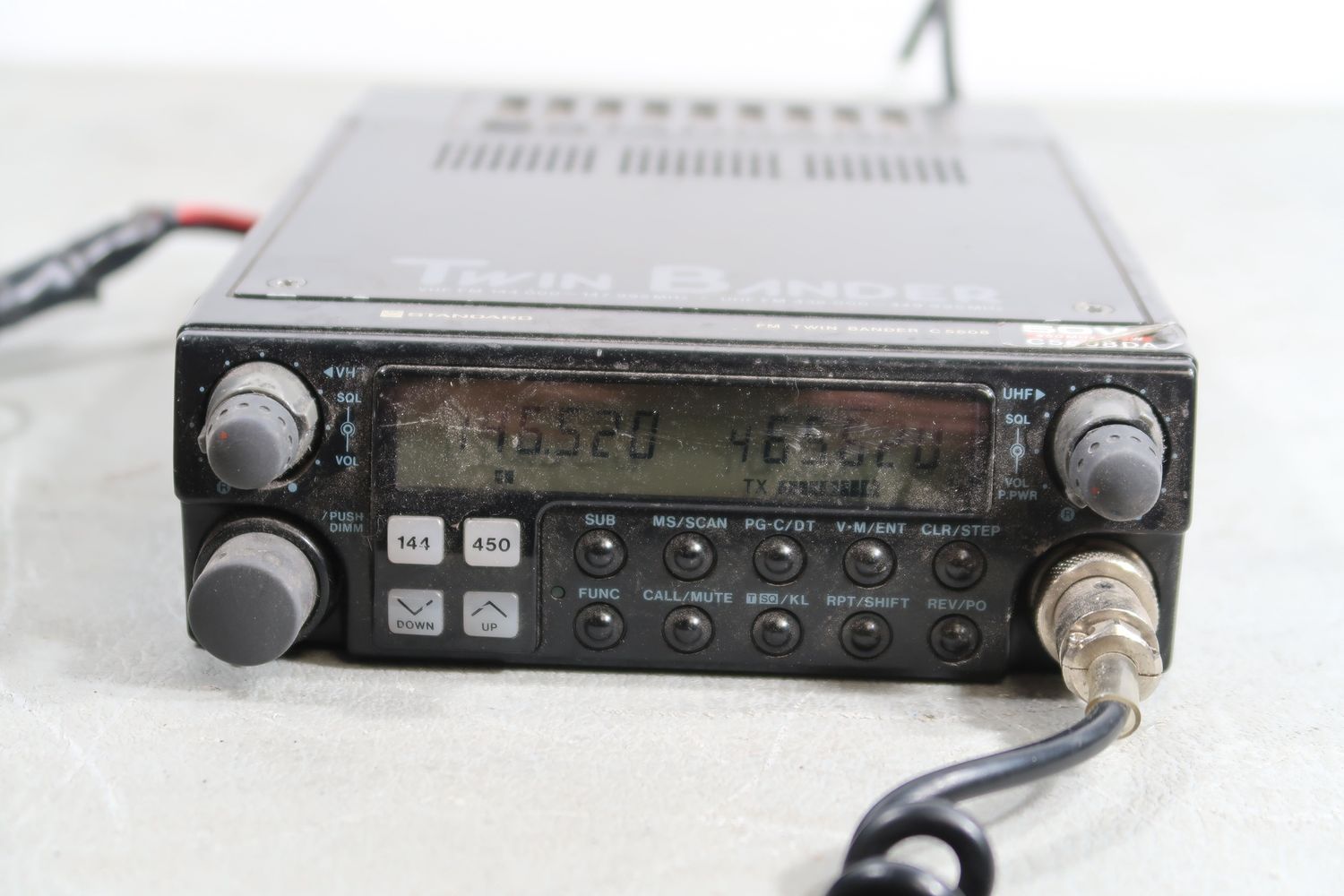 U19052 AS IS Untested Standard C5708DA FM Dual-Band Transceiver