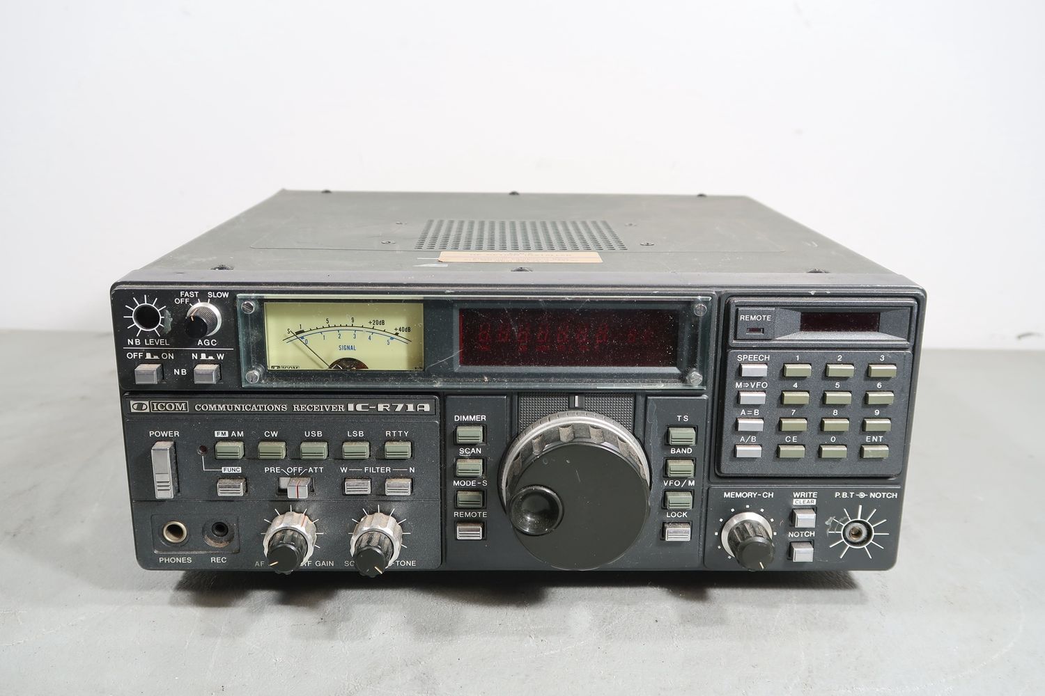 U19058 AS IS Untested Icom IC-R71A Communications Receiver