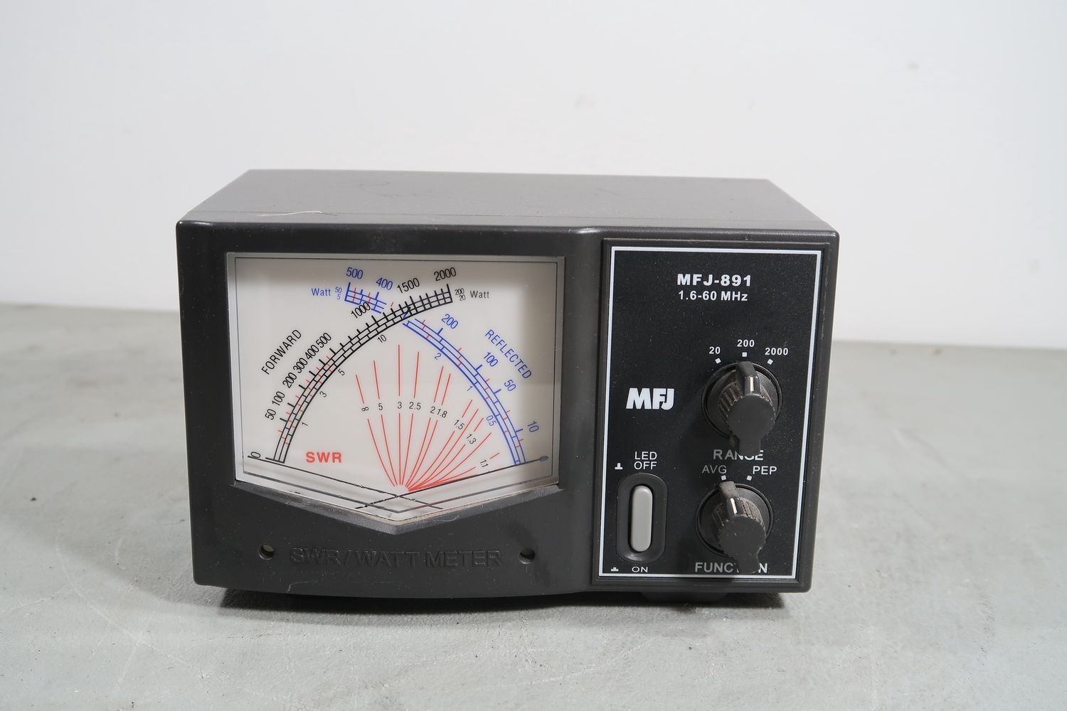 U19069 Used MFJ-891 1.6-60MHz SWR/Watt Meter