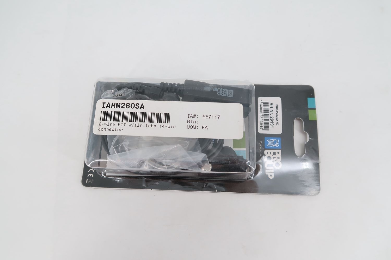 IO-112 Icom Overstock IAHM-280SA 14-Pin 2-Wire PTT w/ Air Tube