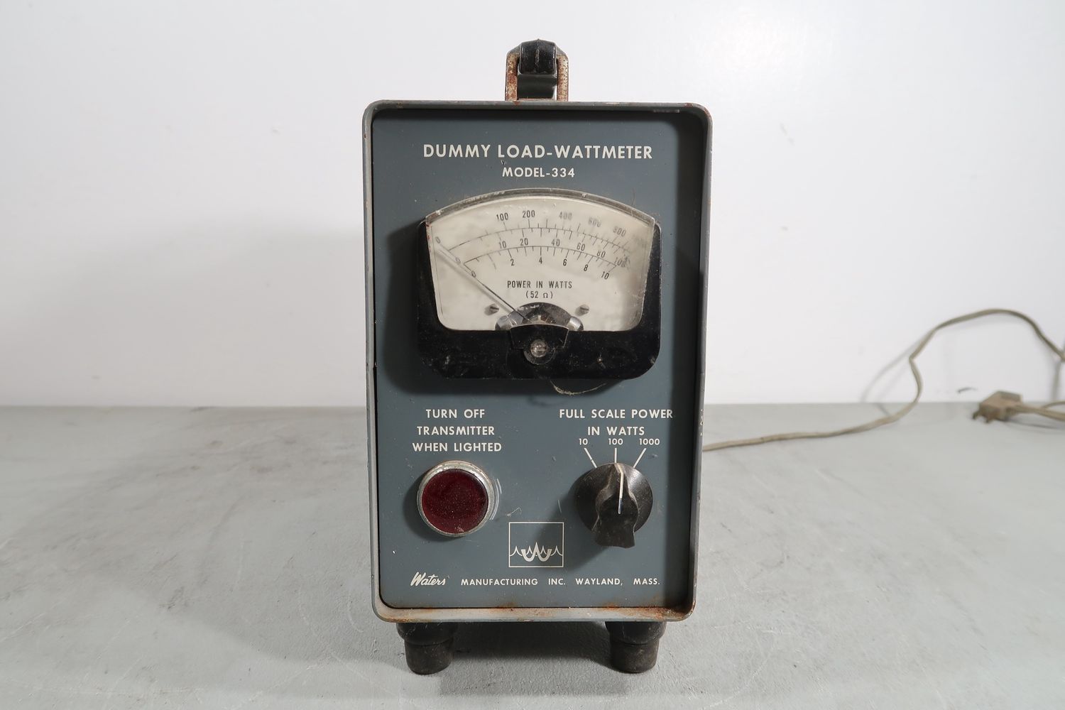 U19084 AS IS Untested Waters Model 334 Dummy Load/Wattmeter