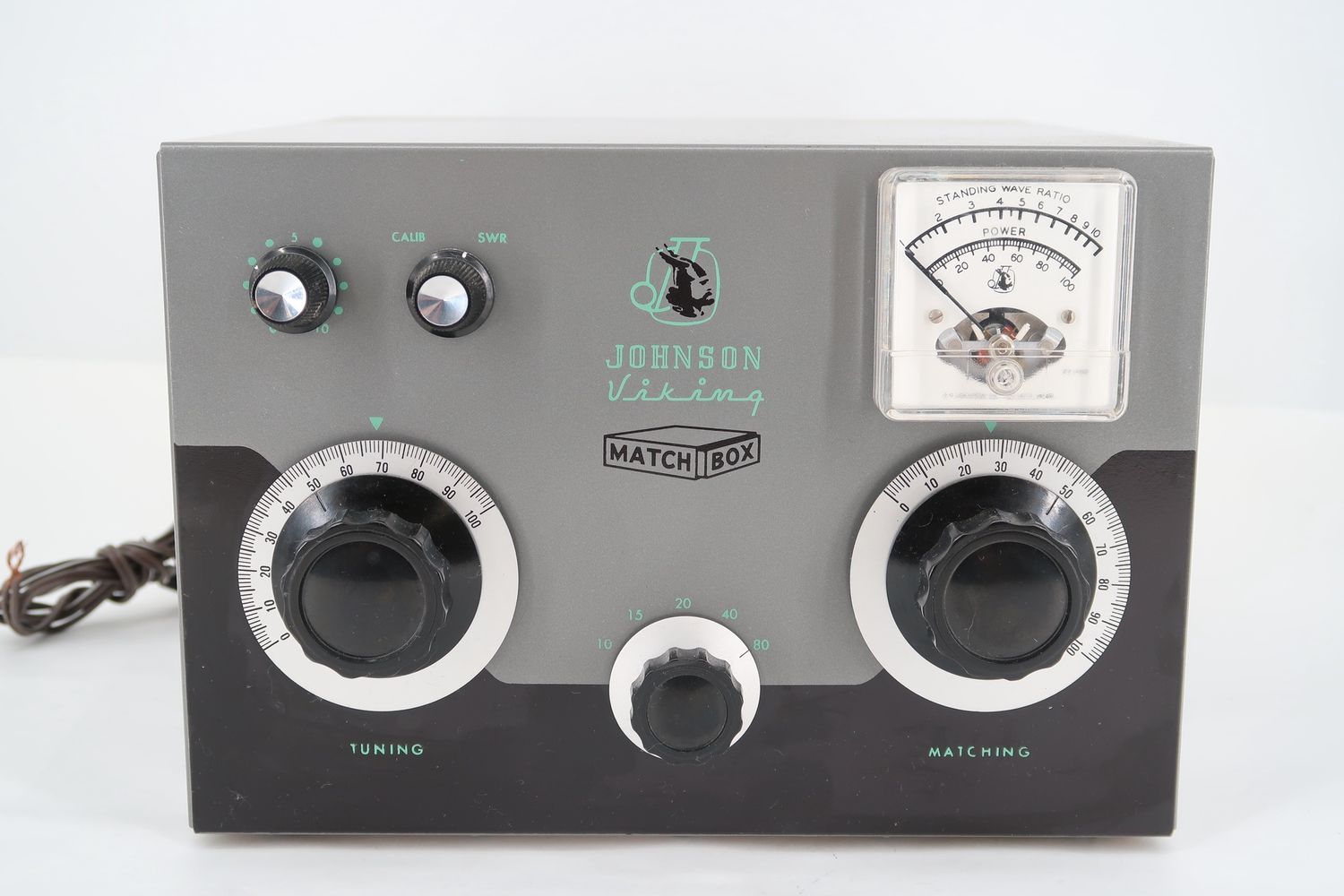 U19090 AS IS Untested E.F. Johnson Viking Matchbox Antenna Tuner w/ Directional Coupler