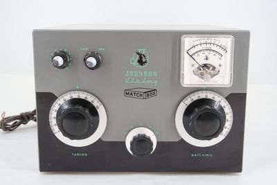 U19090 AS IS Untested E.F. Johnson Viking Matchbox Antenna Tuner w/ Directional Coupler