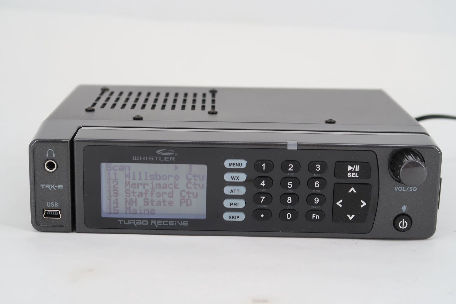 U19096 Used Whistler TRX-2 Desktop/Mobile Digital Trunking Scanner
