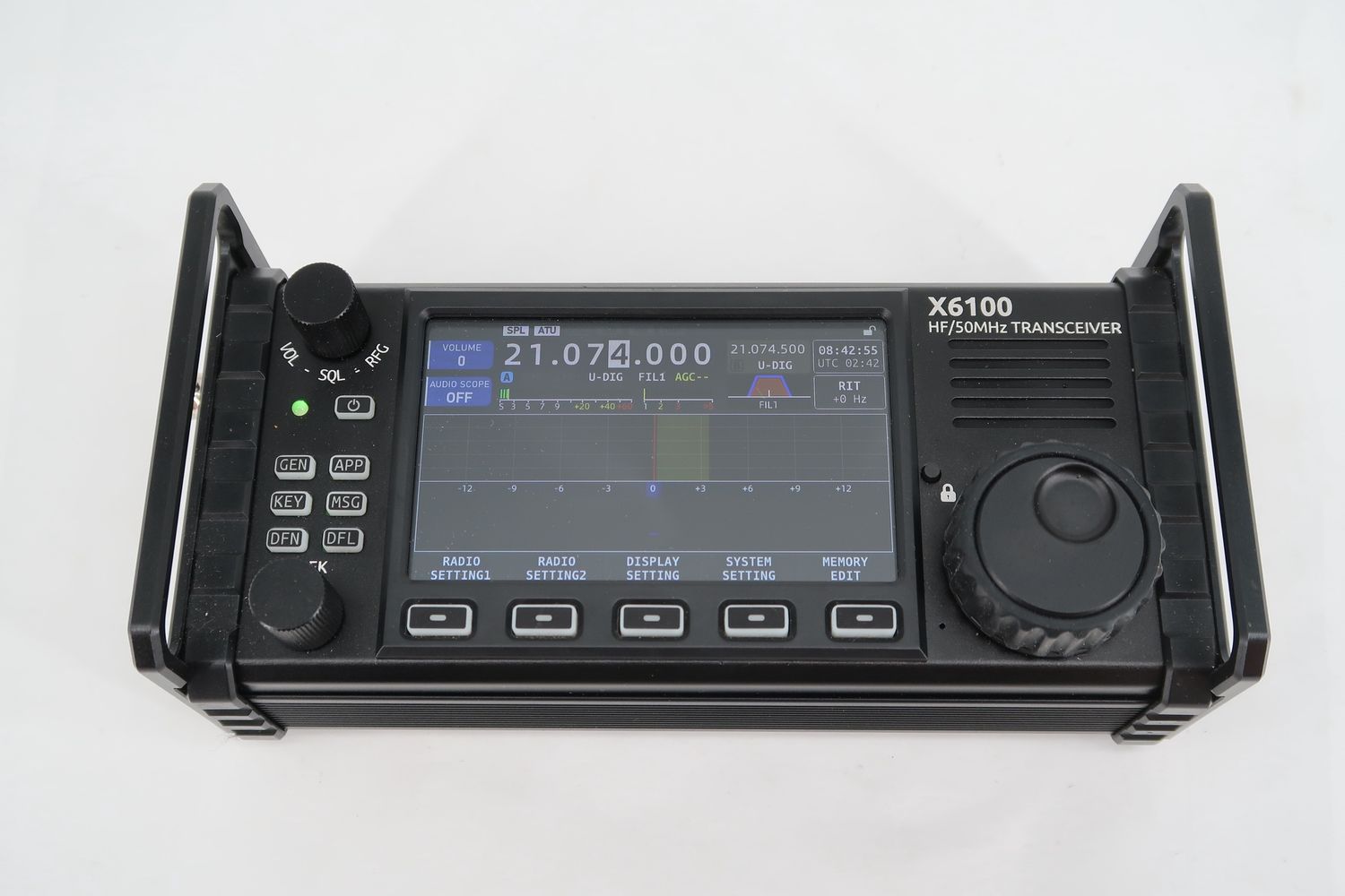 U19117 Used Xiegu X6100 HF/6m Ultra Portable Compact Transceiver w/ Speaker
