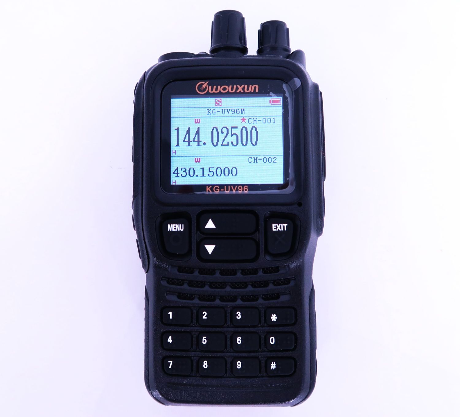 Wouxun KG-UV96 Dual Band Amateur HT with Braille Keypad
