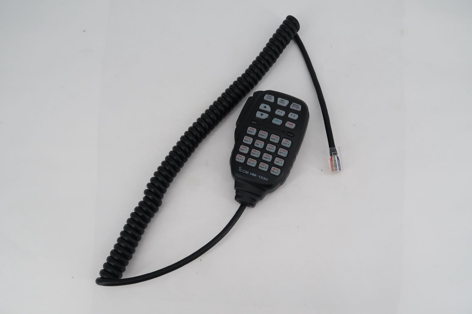 U19134 Never Used Genuine Icom HM-133V Keypad Hand Microphone Out of Box