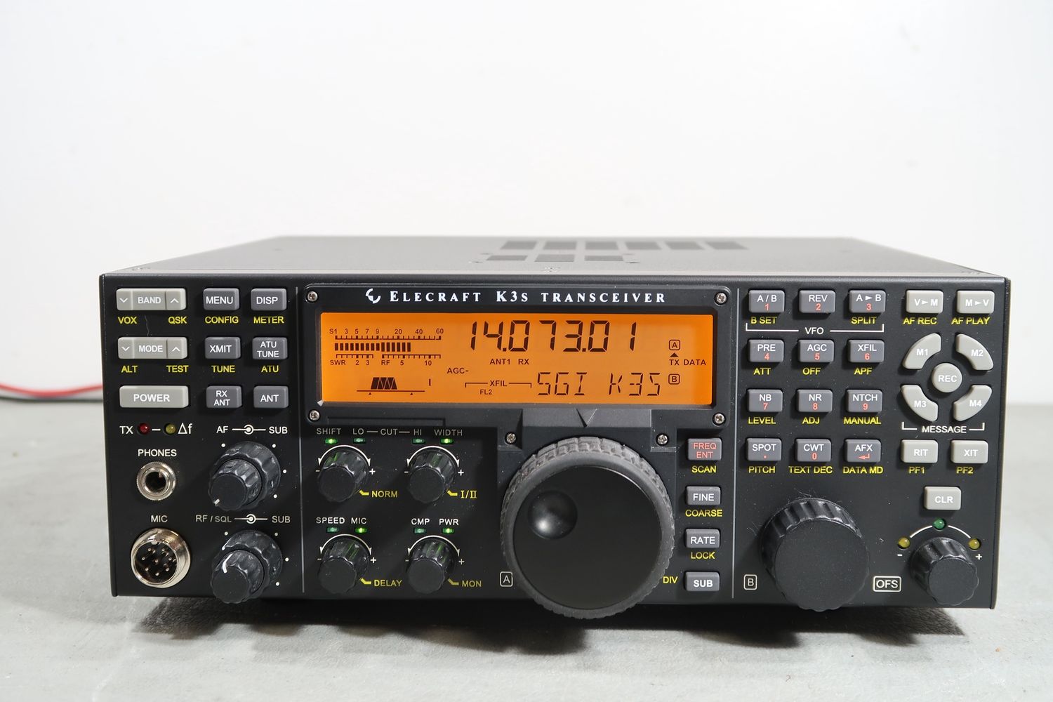 U19168 Used Elecraft K3S-F 10 Watt HF/6m Transceiver w/ Many Options