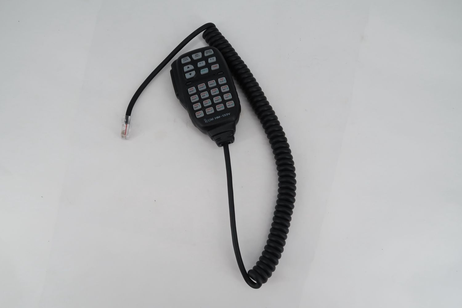 U19171 Never Used Genuine Icom HM-133V Keypad Hand Microphone Out of Box