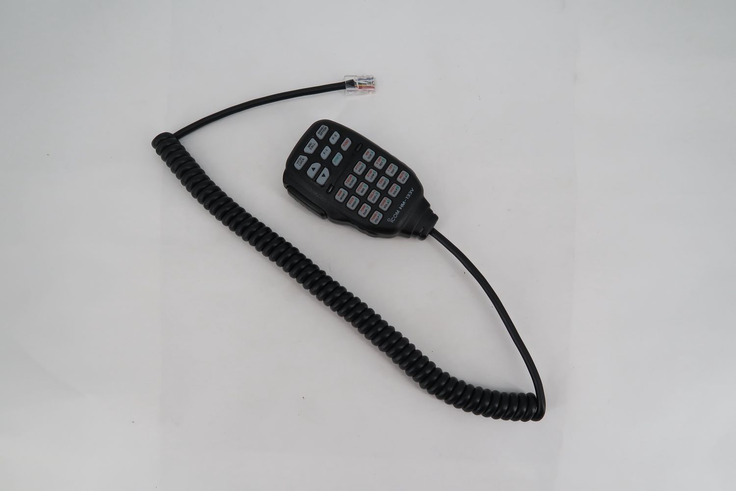 U19169 Never Used Genuine Icom HM-133V Keypad Hand Microphone Out of Box