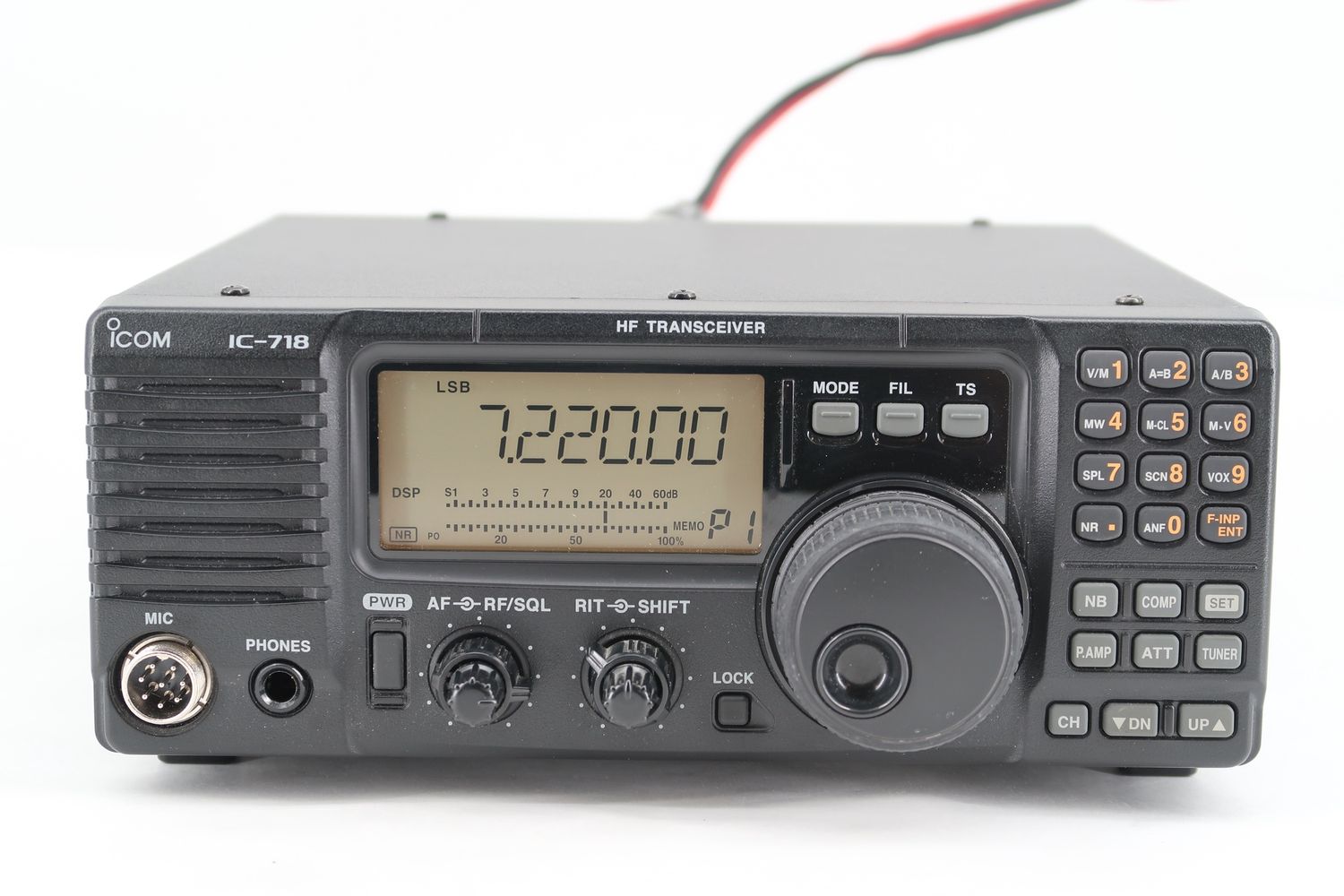 U19186 Used Icom IC-718 HF All-Band Transceiver w/ UT-106 DSP Unit